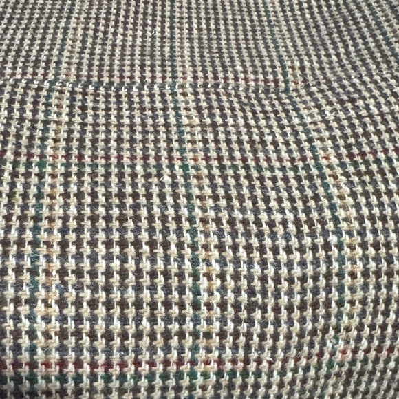 Vintage 1980 INNER VIEW Gitano brown plaid herringbone western coat Small Medium - Picture 10 of 16